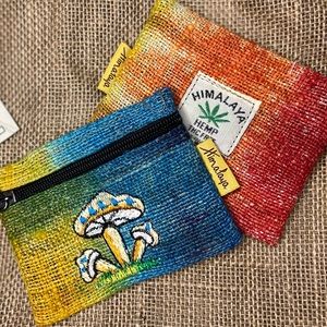 NWT Hemp Mushroom Pouch